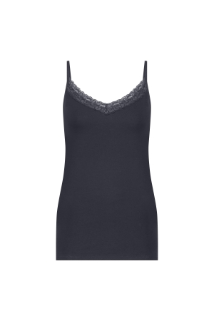 YBLS Lace Strap Top 272 Navy