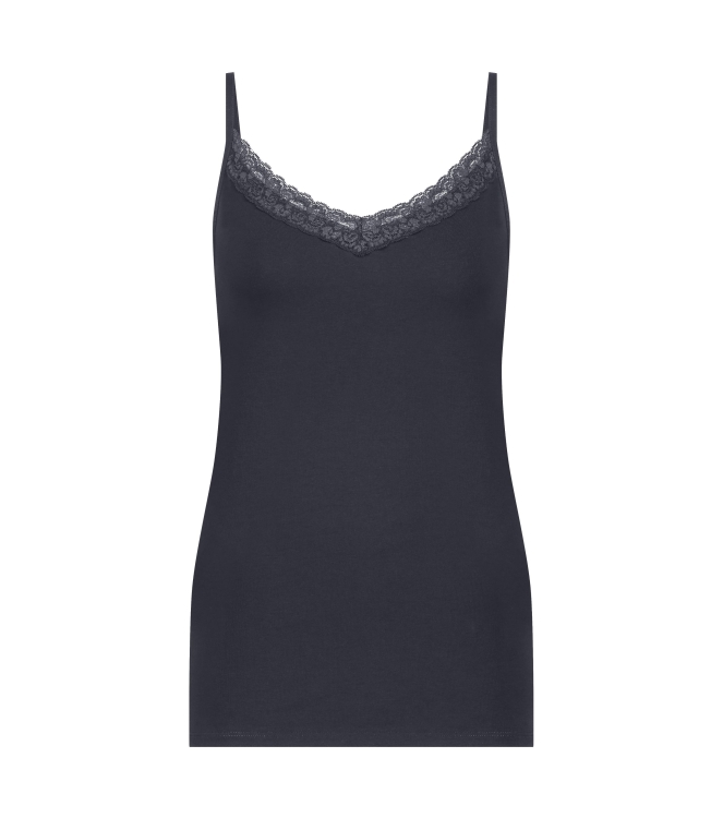 YBLS Lace Strap Top 272 Navy