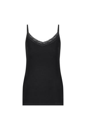 YBLS Lace Strap Top 990 Black