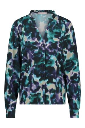 Studio Anneloes Manon painting blouse 7338 deep green/deep purple