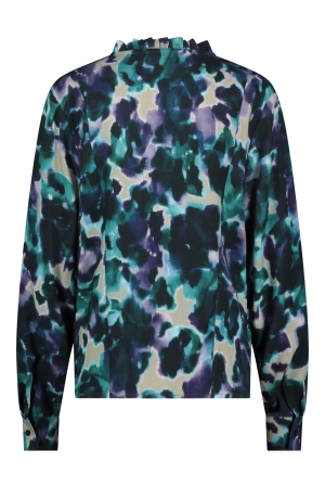 Studio Anneloes Manon painting blouse 7338 deep green/deep purple