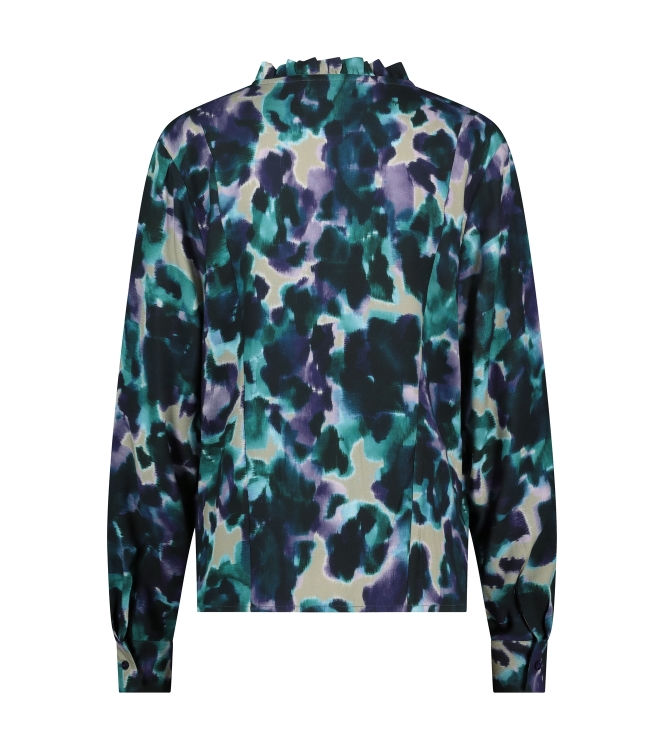Studio Anneloes Manon painting blouse 7338 deep green/deep purple