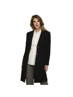 Rino en Pelle Single breasted coat 9900 black