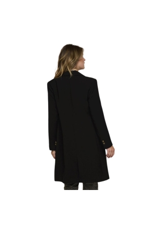 Rino en Pelle Single breasted coat 9900 black