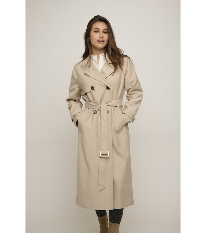 Rino en Pelle Long trenchcoat 6 beach