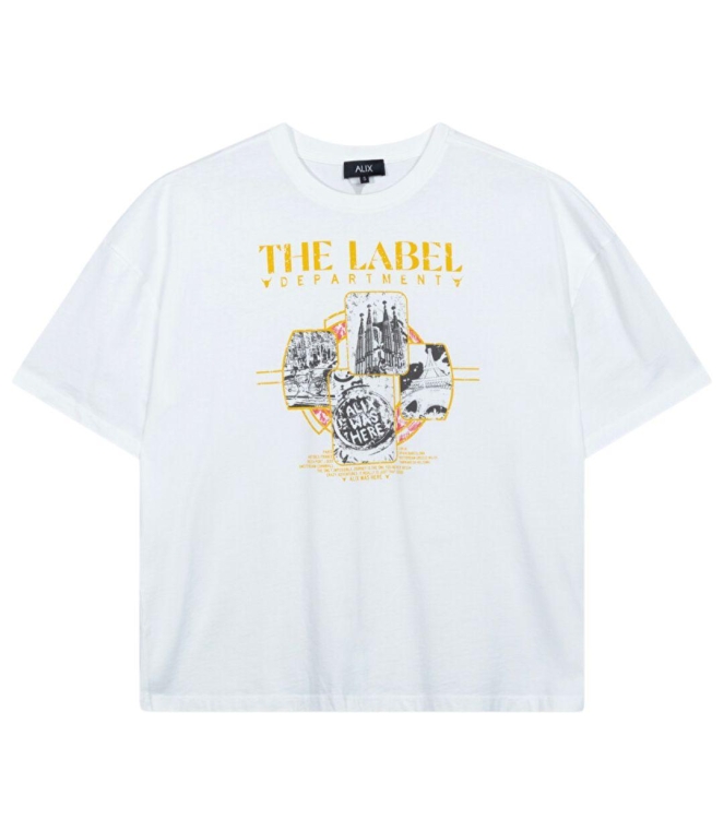 Alix the Label Ladies knitted the label t-shirt 012 soft white