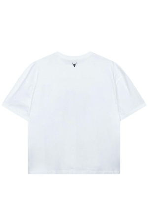 Alix the Label Ladies knitted the label t-shirt 012 soft white