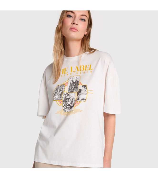Alix the Label Ladies knitted the label t-shirt 012 soft white