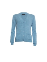 Sarto Fashion Cardigan v-neck h733 blue