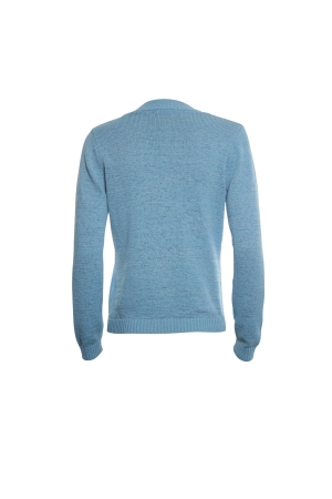 Sarto Fashion Cardigan v-neck h733 blue