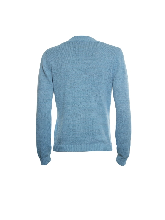Sarto Fashion Cardigan v-neck h733 blue
