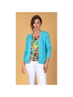 Sarto Fashion Cardigan v-neck h733 blue