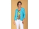 Sarto Fashion Cardigan v-neck h733 blue