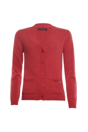 Sarto Fashion Cardigan v-neck h245 red