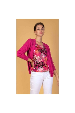 Sarto Fashion Cardigan v-neck h945 pink
