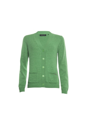 Sarto Fashion Cardigan v-neck h633 green