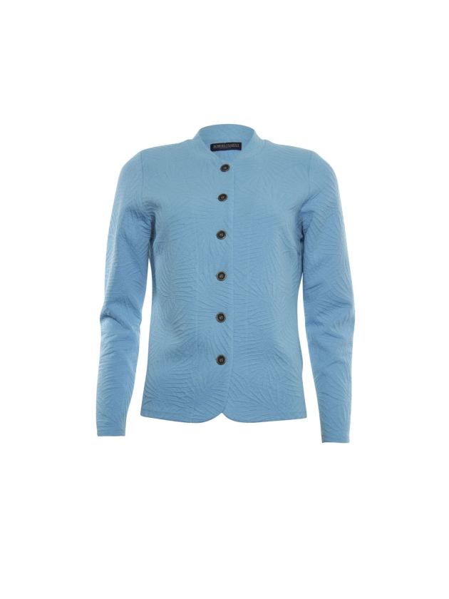 Sarto Fashion Jacket o-neck h733 blue