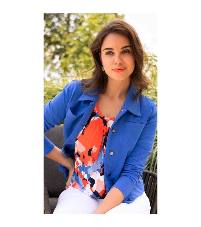Sarto Fashion Blouson o-neck h1841 multicolor