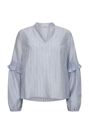 Co Couture SamiCC Stripe Blouse 23 Pale Blue