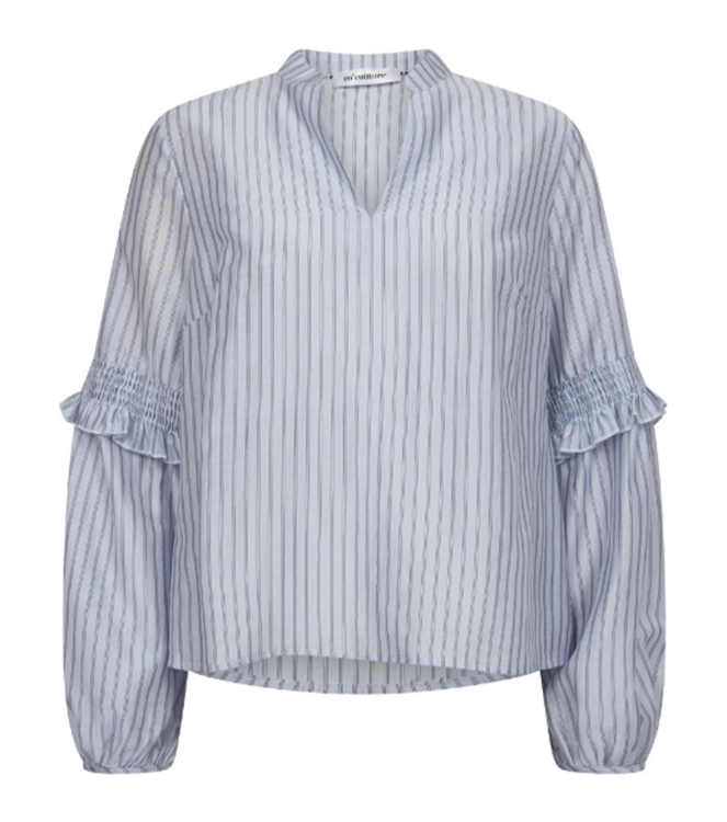 Co Couture SamiCC Stripe Blouse 23 Pale Blue