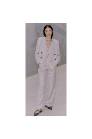 Copenhagen Muse Pant with pocket Silver
