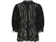 Copenhagen Muse Shirt with all over lace Black