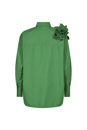 Copenhagen Muse Shirt with placket Fern Green