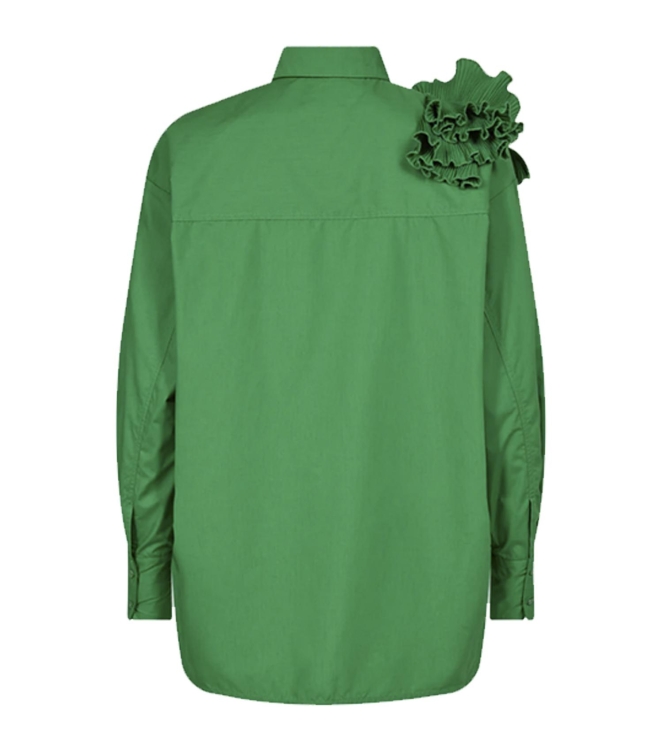 Copenhagen Muse Shirt with placket Fern Green