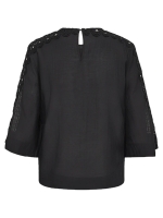 Copenhagen Muse Shirt with lace all over Black