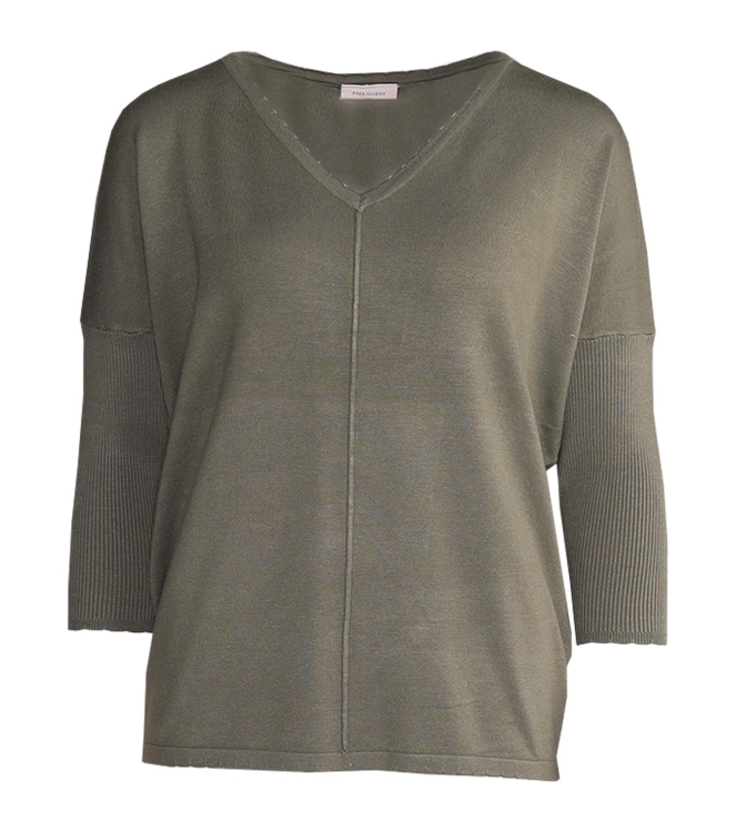 Freequent Pullover Deep Lichen Green 
