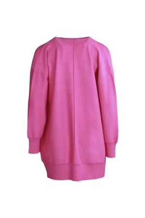 Freequent Cardigan Raspberry Rose Melange