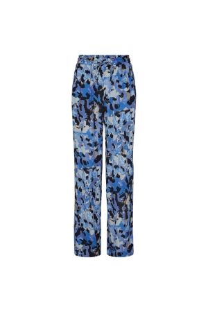 Freequent Broek Black w. Nebulas Blue