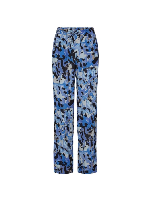 Freequent Broek Black w. Nebulas Blue