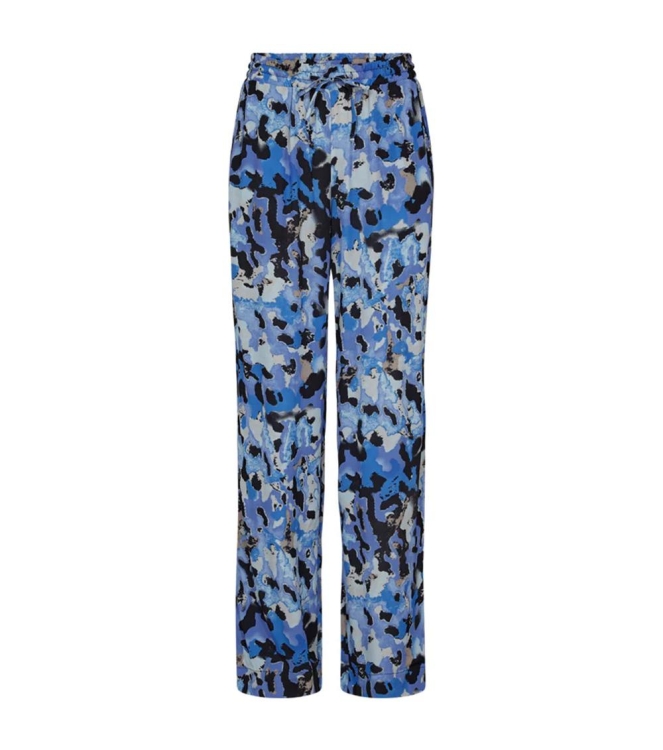 Freequent Broek Black w. Nebulas Blue