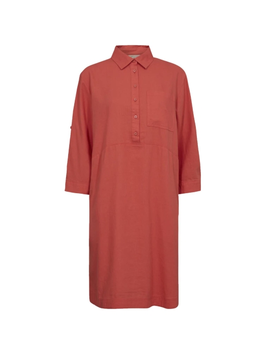Freequent jurk Hot Coral