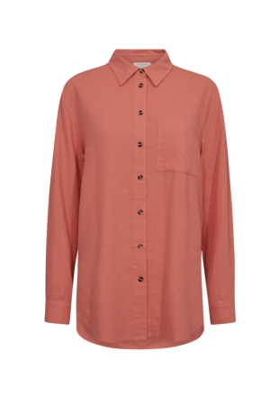 Freequent Shirt Hot Coral