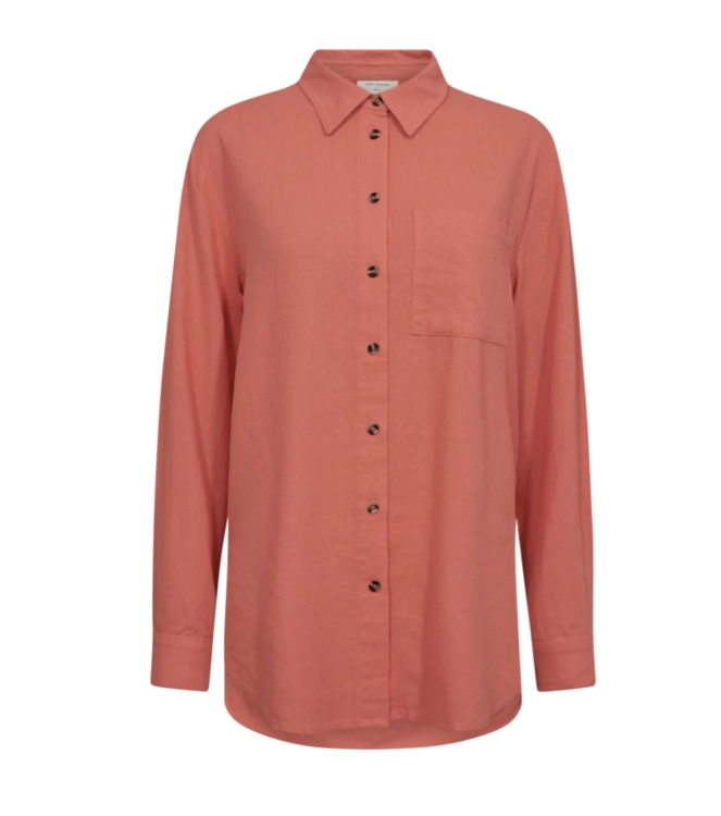 Freequent Shirt Hot Coral