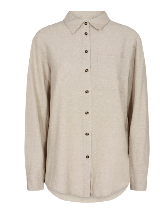 Freequent Shirt Sand Melange