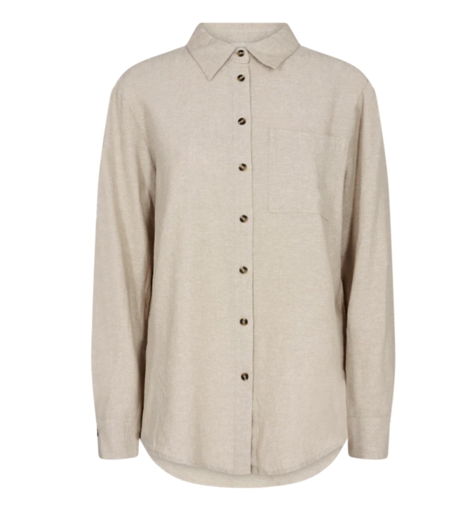 Freequent Shirt Sand Melange