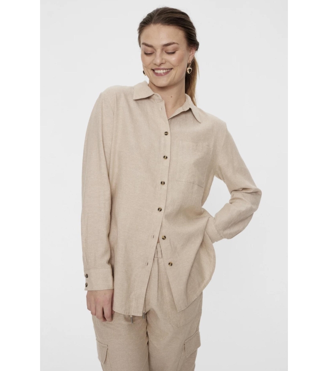 Freequent Shirt Sand Melange