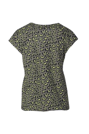 Freequent T-shirt  Dusty Olive w.Black