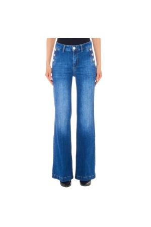 Liu Jo DENIM BLUE CHIC MARINE - PANTS 78667
