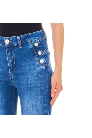 Liu Jo DENIM BLUE CHIC MARINE - PANTS 78667