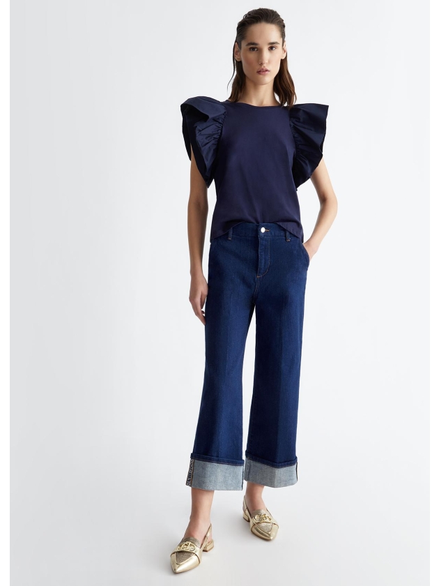 Liu Jo JERSEY/POPELINE - T-SHIRT N9383