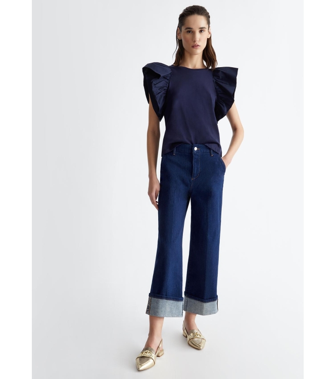 Liu Jo JERSEY/POPELINE - T-SHIRT N9383