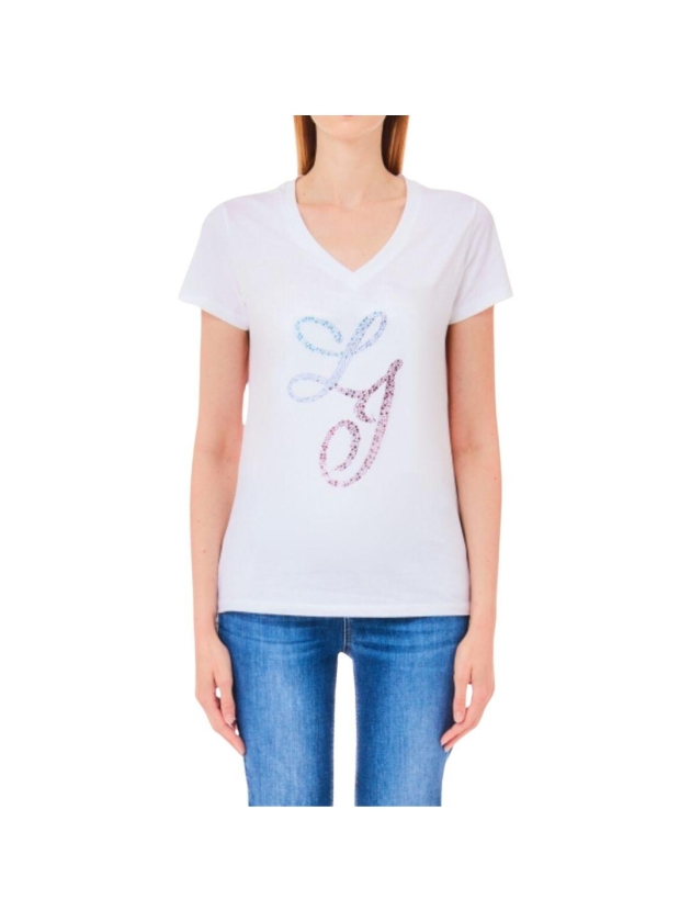 Liu Jo LIUJO JERSEY LOGO - T-SHIRT N9285