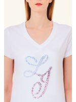 Liu Jo LIUJO JERSEY LOGO - T-SHIRT N9285