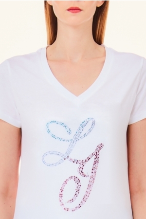 Liu Jo LIUJO JERSEY LOGO - T-SHIRT N9285