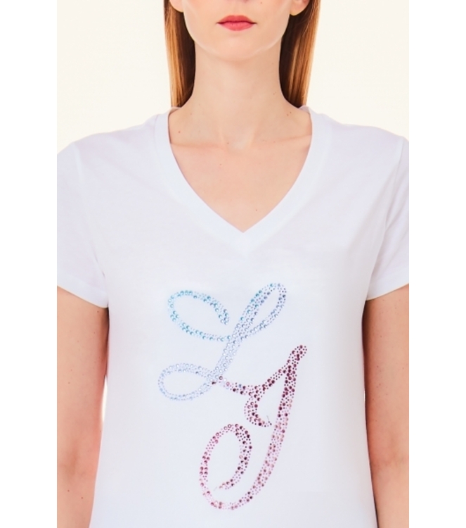 Liu Jo LIUJO JERSEY LOGO - T-SHIRT N9285