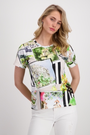 Monari T-Shirt 117 Maror gemusstert